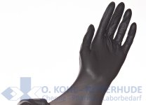 Latexhandschuhe, schwarz, AQL 1,5, Größe " XL"